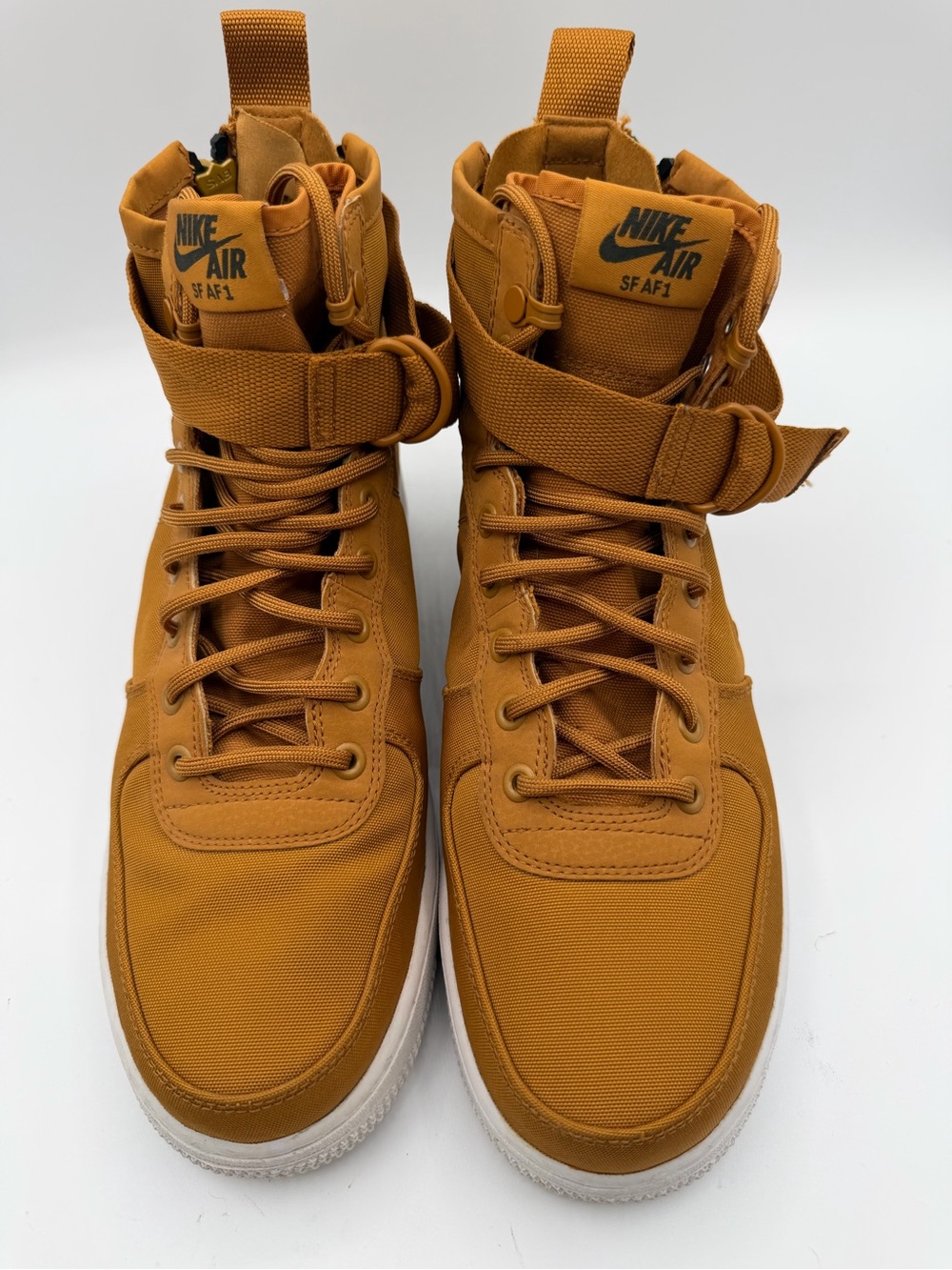Nike SF Air Force 1 Mid Sneakers 917753-700 Desert Ochre Authentic 2017 Men’s 9 - Picture 3 of 15
